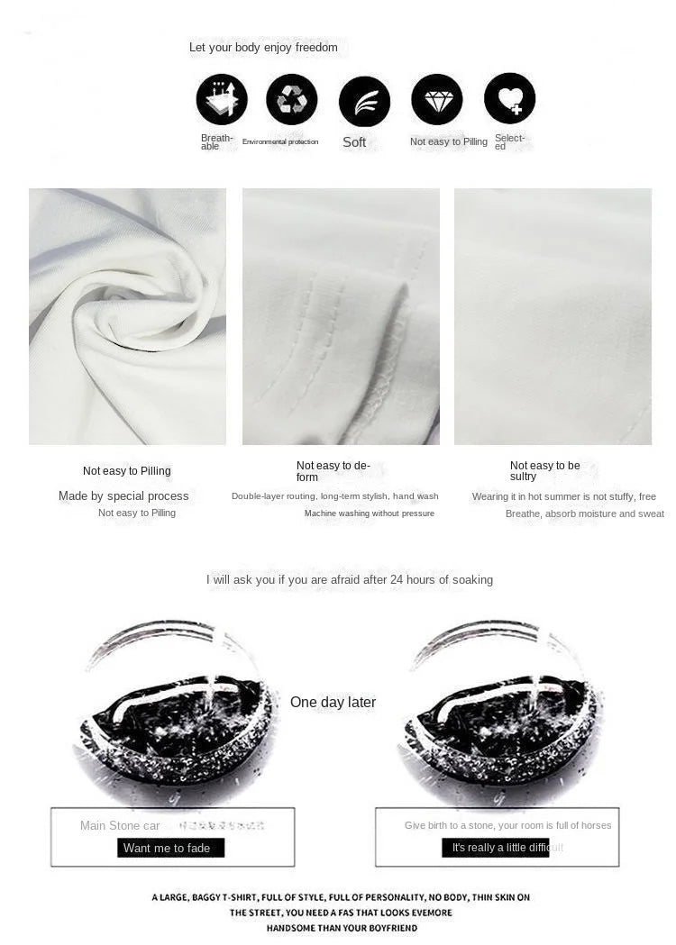 Fashionable Men's White 100% Cotton T-Shirt Golf Wear Men Short Sleeve Tee Solid Color O Neck Casual Summer Undershirt Tee Top