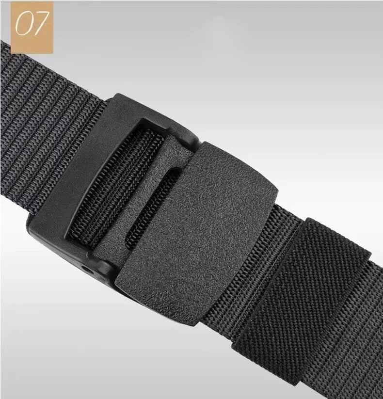 Men Women Jeans Belts 120cm With Buckle Adjustable Belt Metal Free Belts Outdoor Hunting Multifunctional Tactical Canvas Belt