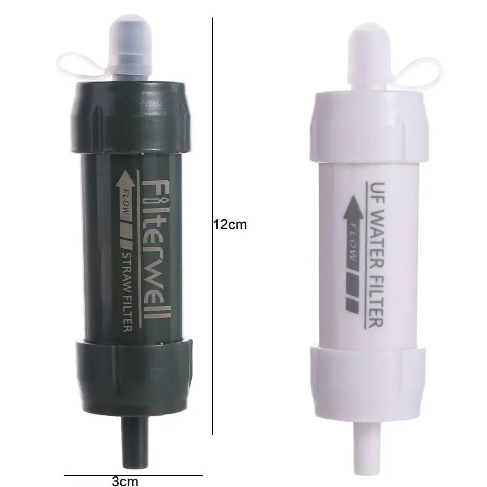 Mini Mini Water Filter Straw Straw Direct Drinking Purification Water Filter TUP Portable Drinking Water Filtering Straw Outdoor
