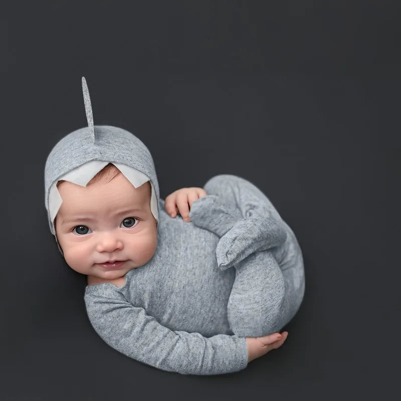 Baby Outfit  Newborn Photography Romper Panda Bear Baby  Sets Photography Clothing