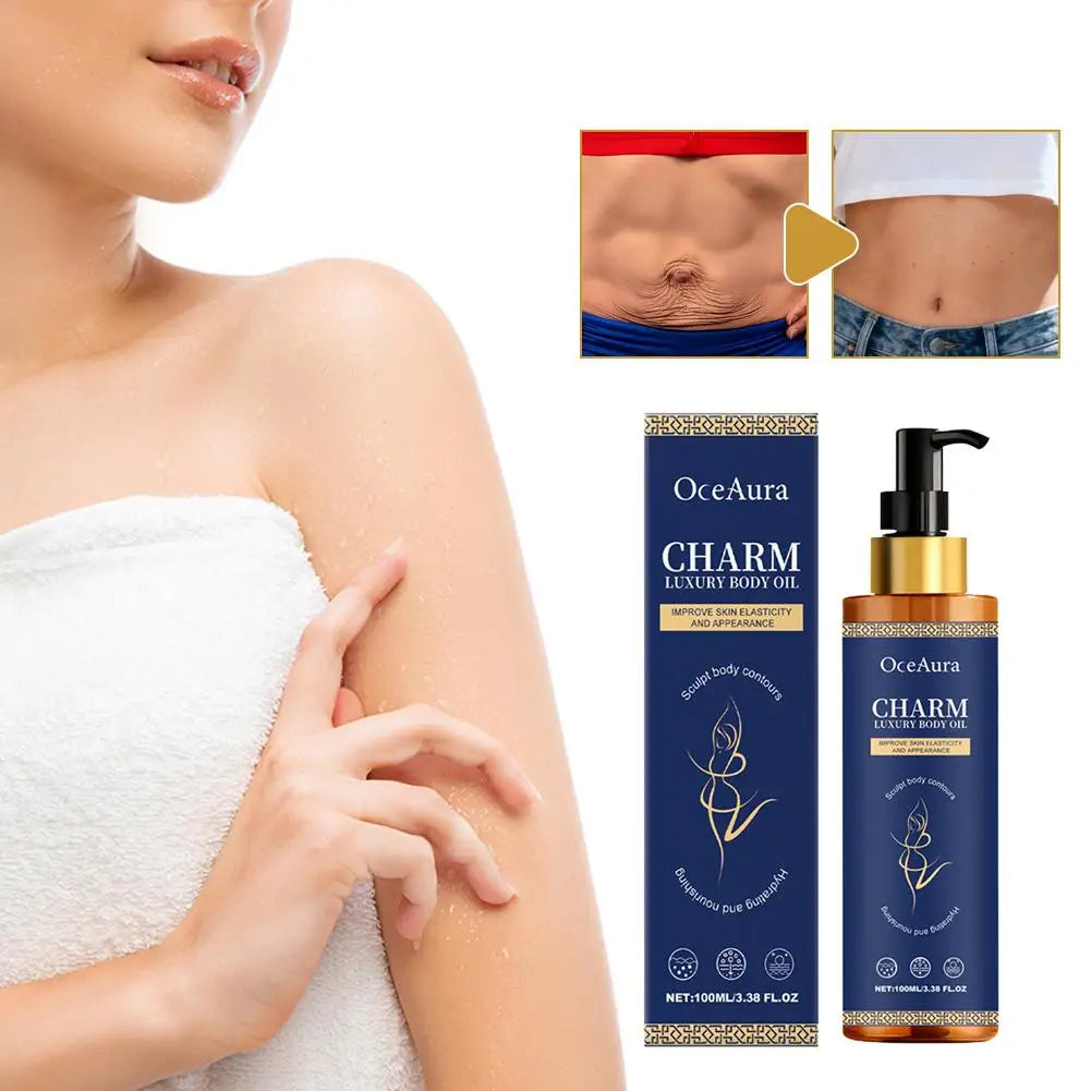 OceAura Natural Plant Oil Body Oil Moisturizes Softens Skin Reduce Cellulite Leaving Supple Gentle Refreshing Smooth Non-sticky
