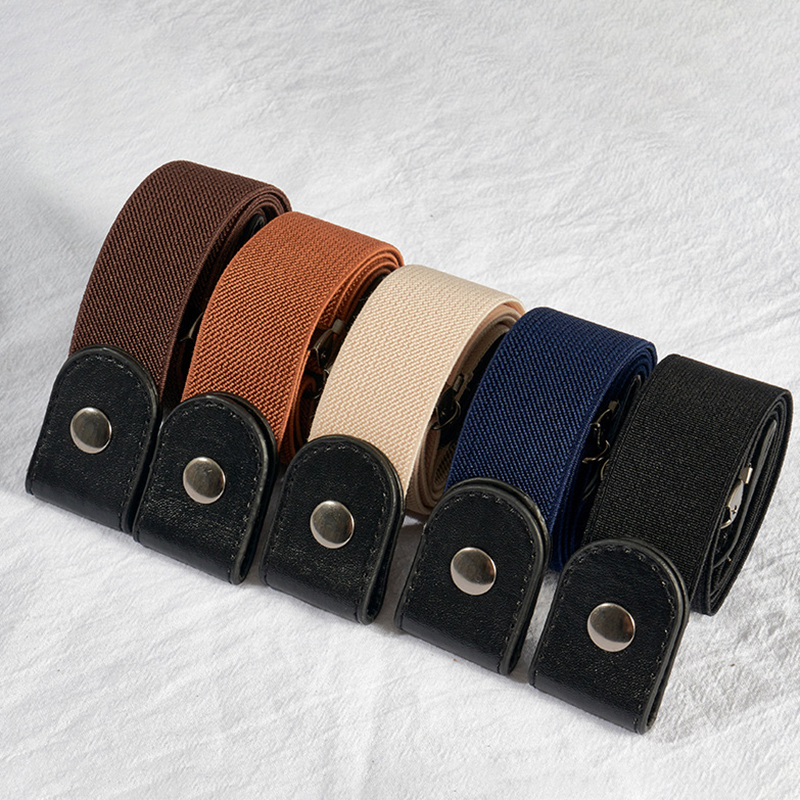 Buckle-Free Belt for Women Girls Jeans Pants Dress No Buckle Stretch Elastic Waist Belt, No Bulge, No Hassle Belts