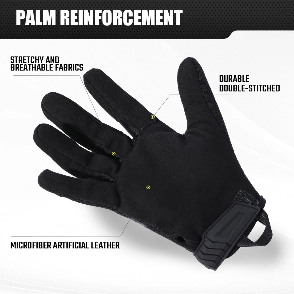 Tactical Full Finger Gloves Touch Screen Combat Shooting Hunting Sport Outdoor Airsoft Paintabll Driving Work Mittens Men Women