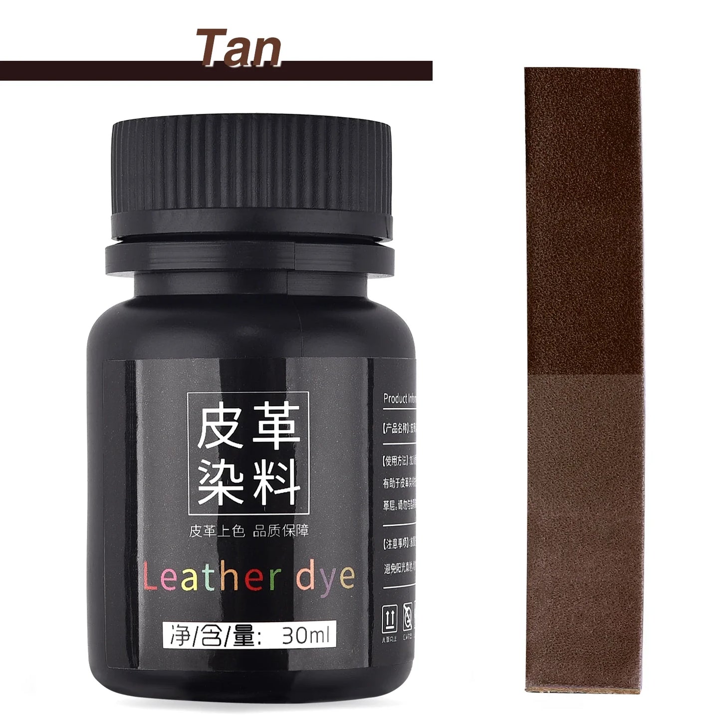 30ml Leather Dye Color Paint Handmade Leather Goods Carving Material Color Changing Dye Adjustable Diluted Alcohol Leather Dye