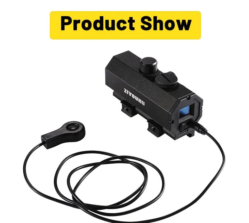 MINI8 Plug-in 1200m Ranging Device Laser Rangefinder Sport Hunting Scope Red Dot Assist OLED Screen Distance/Speed Measurement