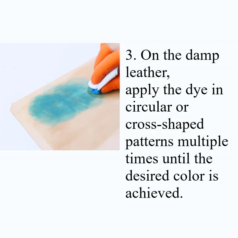 100ml Leather Alcohol Dye Handmade DIY Leather Bags Handicraft Repair Refurbishment Coloring Auxiliary Raw Material Dyeing Agent