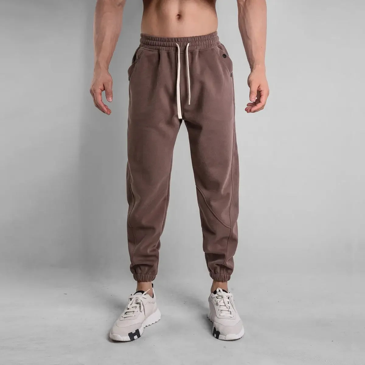 Man Sports Pants Harem Black Plain Sweatpants for Men Korean Popular Clothes Adult Sweat-shirt Trousers Tracksuit Bottoms Luxury