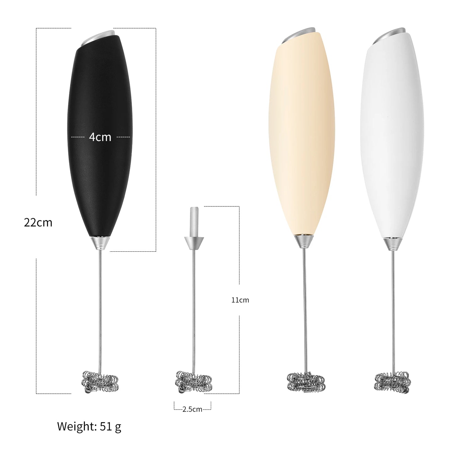 Mini Electric Coffee Blender Handheld Eggbeater Bubble Drink Stir Bar Household Handheld Kitchen Beat Up Cream Stirring