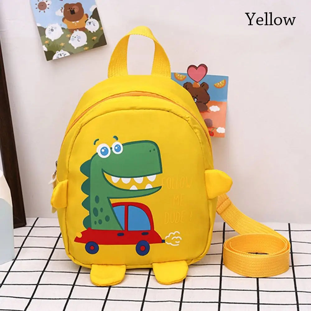 Boys Girls Cute Cartoon Dinosaur Toddler Rucksack Kindergarten Schoolbag Anti-lost Backpacks School Bags