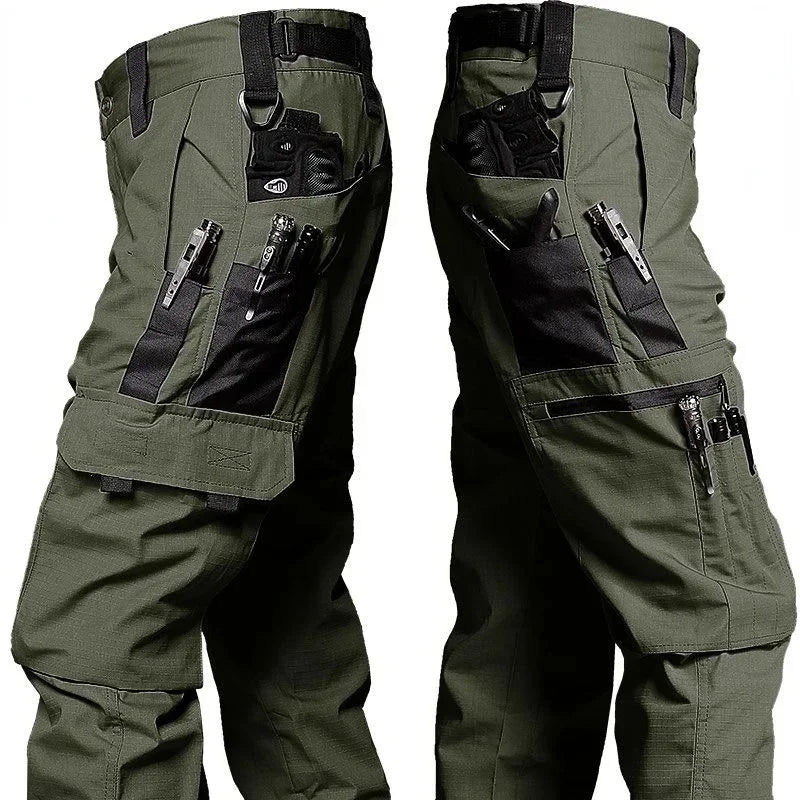 New Tactical Pants Quick Dry Multi-Pocket Cargo Pants Mens Casual Trousers Wear-Resistant Work Trainning Hiking Pant Loose