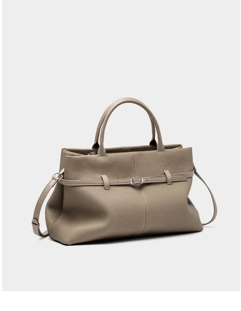 Women's Bags 2025 Genuine Leather Large Capacity Office Commuting Designer Inspired Tote Shoulder Bag Luxury Handbags for Women