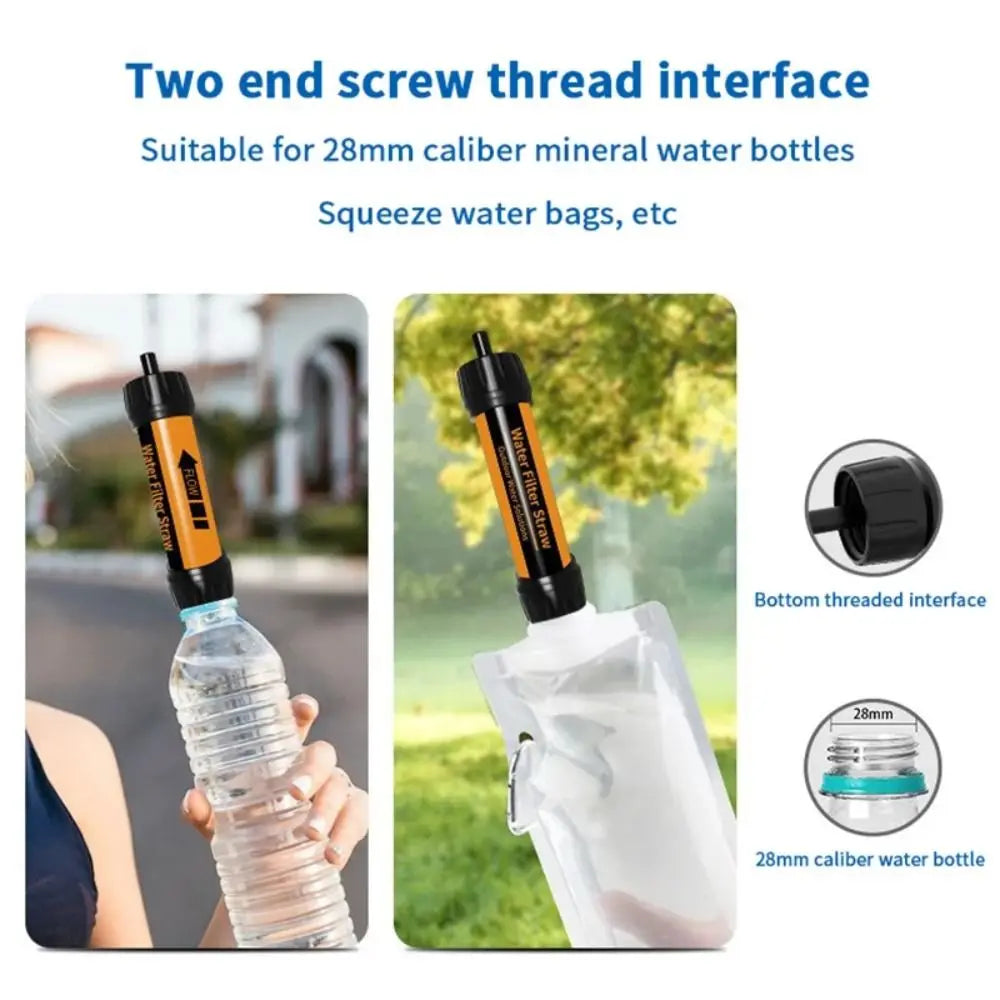 Mini Mini Water Filter Straw Straw Purifier Purification Water Filter TUP Direct Drinking Drinking Water Filtering Straw Outdoor