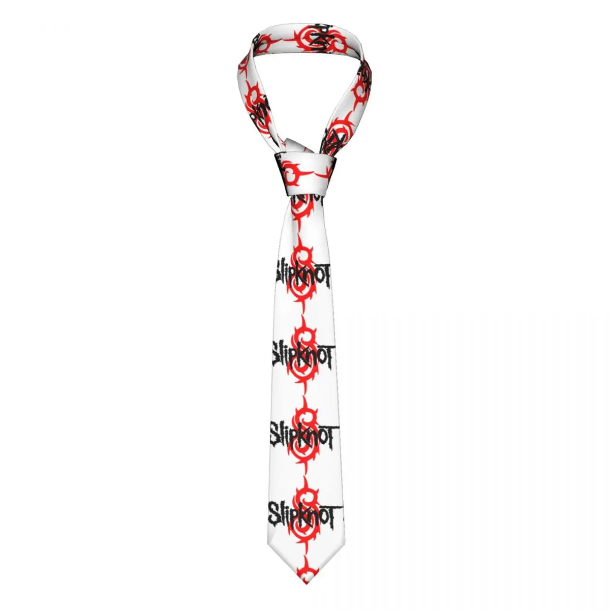 Slipknots Neckties Men's Customized Silk Heavy Metal Rock Music Gift Neck Tie for Office