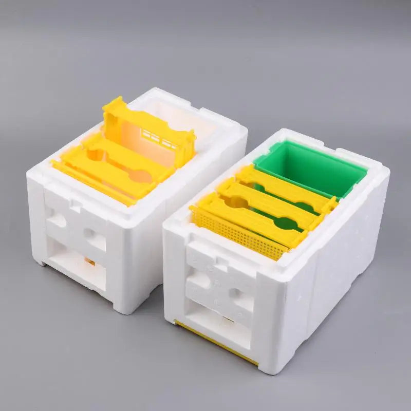 Queen Bee Breeding and Mating Box - Foam Bee Hive for Garden Pollination and Beekeeping Equipment