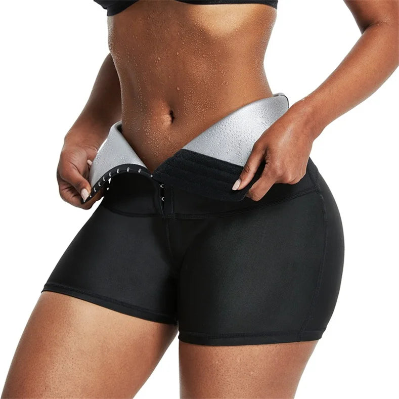 Sweat Sauna Pants Body Weight Loss Slimming Pants Waist Trainer Shapewear Tummy Hot Sweat Leggings Fitness Workout Pants