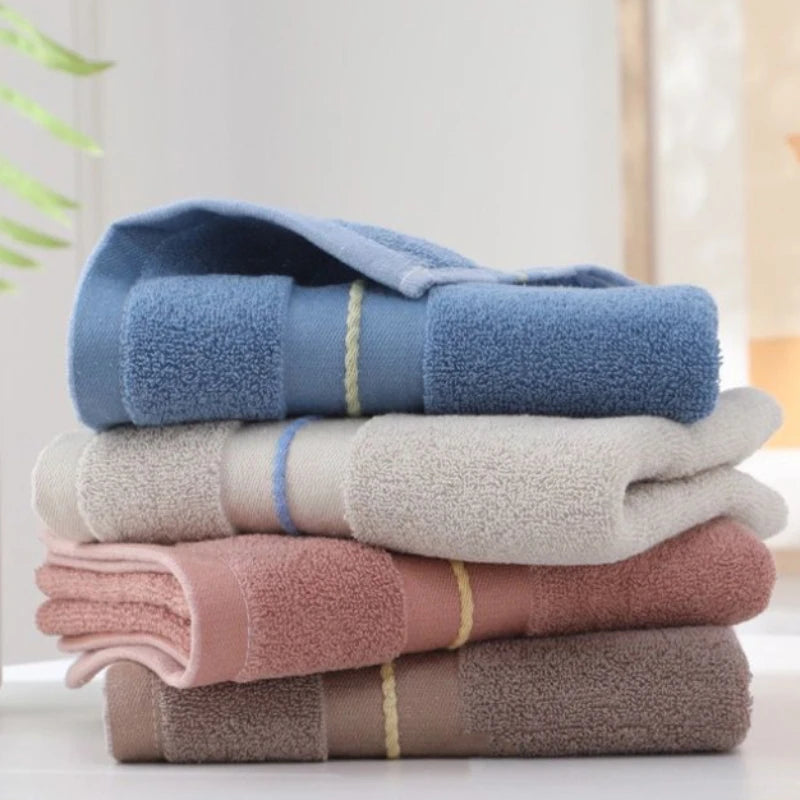 40*90cm Lengthened Bath Towel Cotton Adult Plus Size Thickened large body bath towels Absorbent Soft Big Towel Bathroom supplies