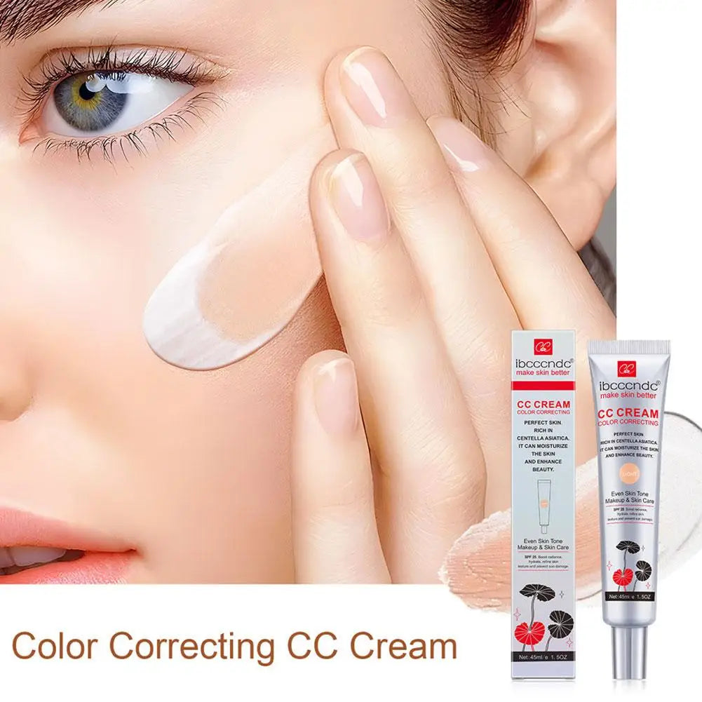 Centella Asiatica CC Cream Oil Controlling Moisturizing LongLasting Concealing Sun Protecting Skincare Perfect Makeup Primer