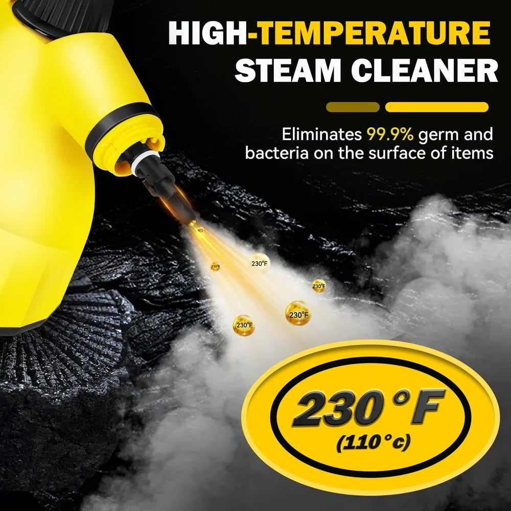 Handheld High Temperature Steam Cleaner 220V Sterilization Pressure Jet Washer Machine For Air Conditioning Kitchen Car Cleaning