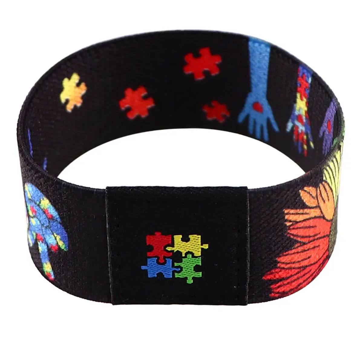 Autism Awareness Puzzle Bracelet For Women Rainbow Wristband Bracelets Fashion Bangles Jewelry Nurse Doctor Accessories Gifts