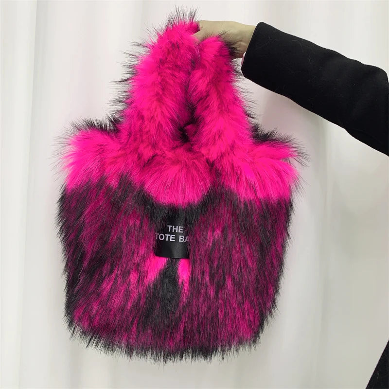 Large The Tote Bags for Women Winter Fashion New Shoulder Messenger Bag Female Designer Brand Sling Cross Handbags High Quality