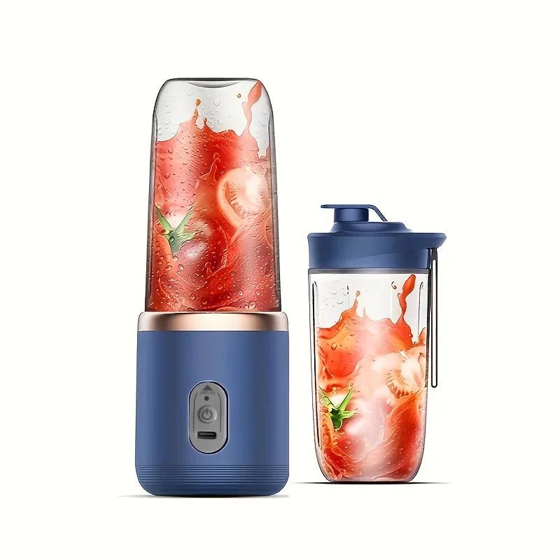 1PC portable blender, USB rechargeable personal juicer, food grade ABS plastic, multifunctional, used for smoothies and milkshak