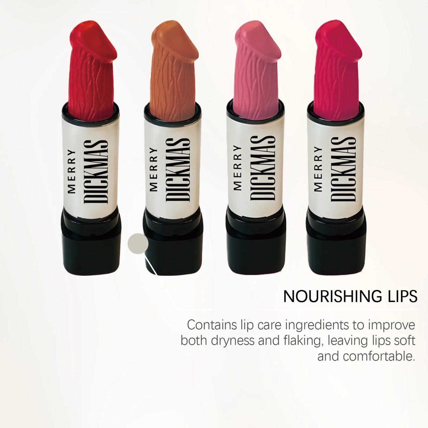 Christmas Party Lipstick Versatile Lip Makeup Silky Smooth Matte High Pigmented Non-Smudge Three-Dimensional Waterproof Lipstick