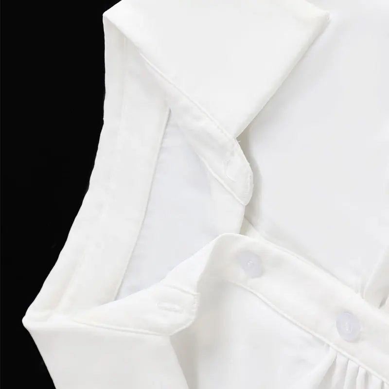 Summer Women Blouses T-shirt Streetwear New Fashion Button Turn-down Collar Casual Slim Tees Top Elegant Lady Versatile Clothing