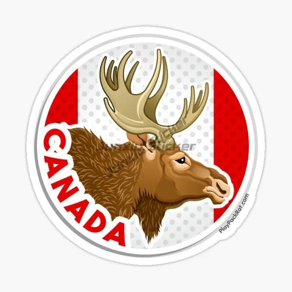 Canada Flag Map Maple Leaves Creative PVC Sticker for Decorate Car Bicycle Motorcycle Window Fridge Wall Decal Accessorie