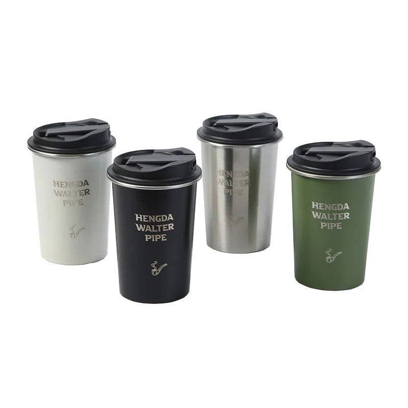 1 Pc Versatile Water Drinking Cups Portable Hookah Outdoor Shisha Stainless Steel Bottles Sheesha Smoking Tool for Dropshipping