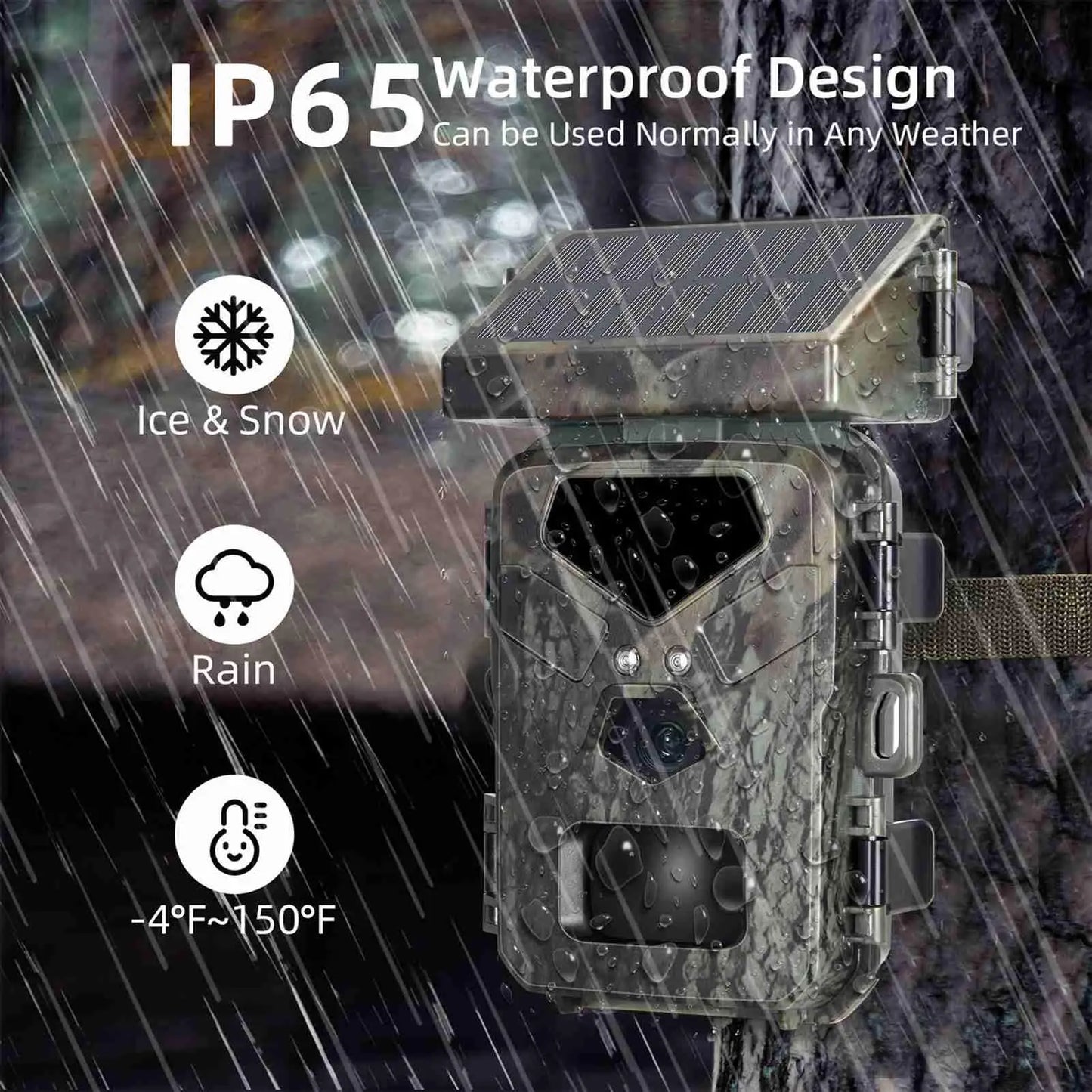 2025 New Hunting Game Camera 20MP/1080P Hunting Camera 0.3s Trigger Speed Night Vision Motion Activated Trail Camera for Outdoor