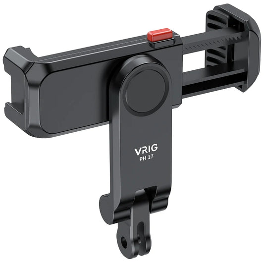 PH17 Multi-functional Phone Tripod Mount Phone Holder Phone Clamp 360° Rotatable with Dual Cold Shoe Mounts Accessories