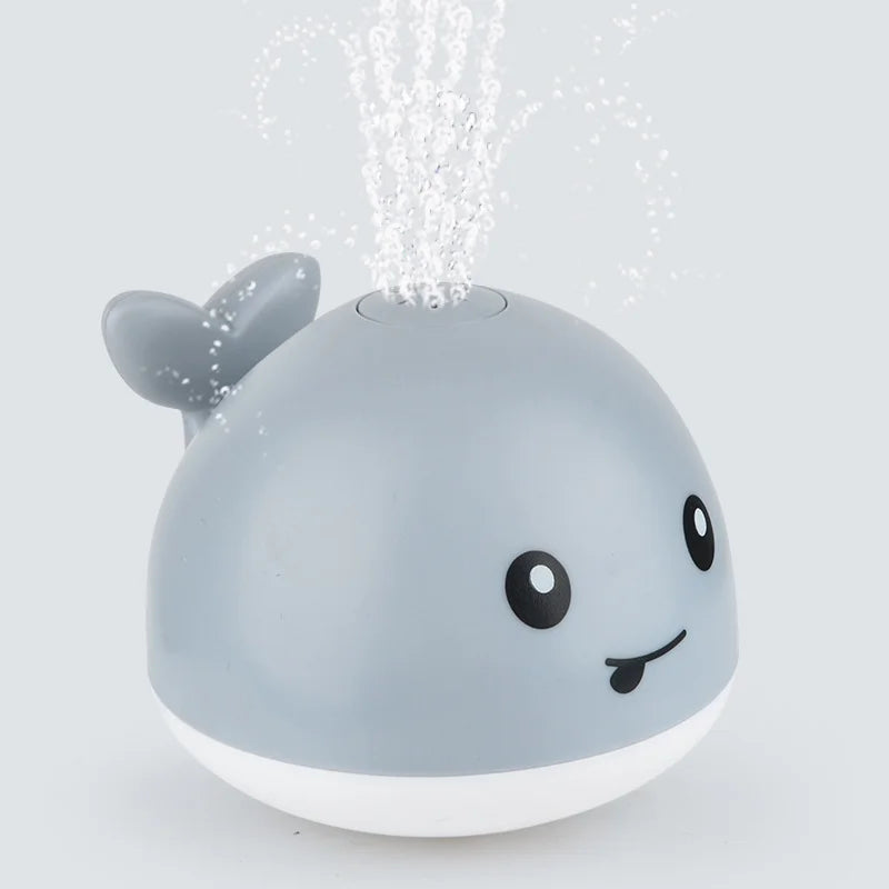 Waterproof Baby Bath Toys Whale Automatic Bathroom Toy Sprinkler Glowing LED Light toy,kids Infant Swim Pool Bathroom Toys Gifts