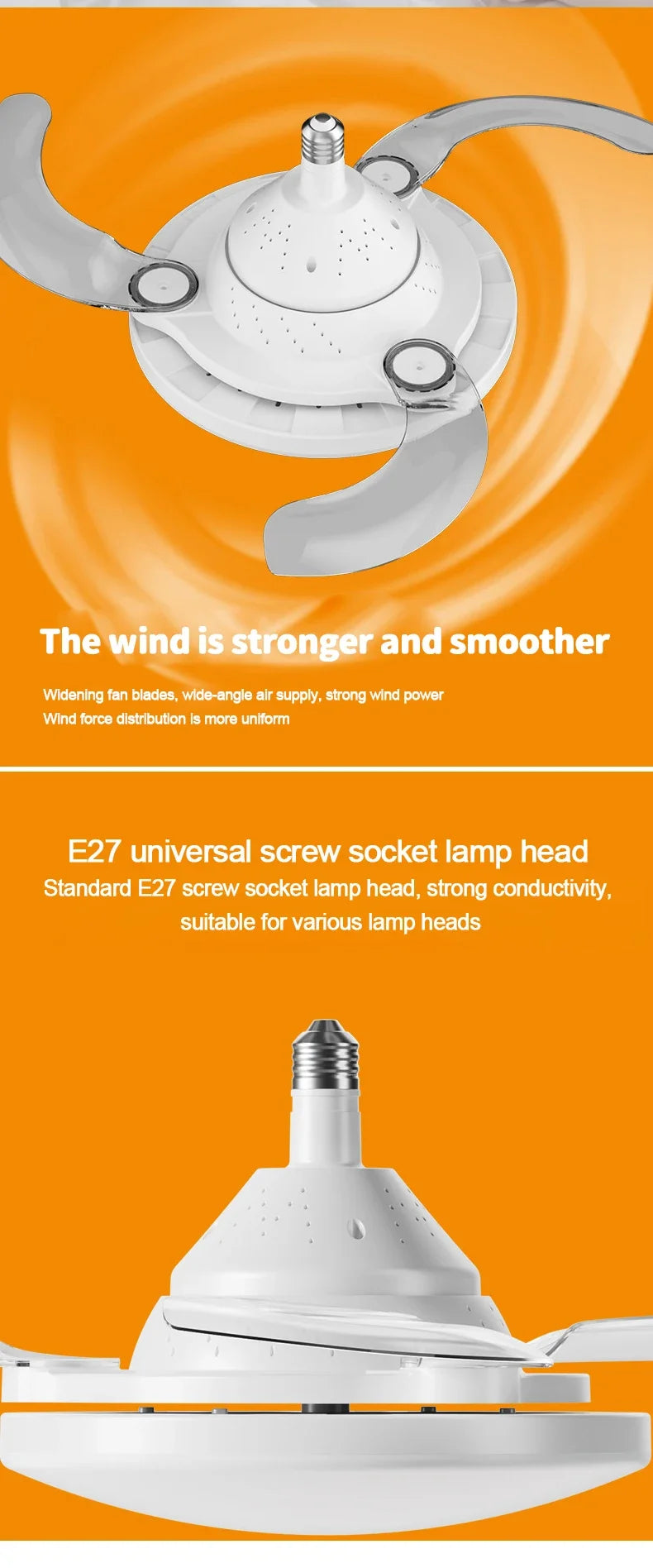 Ceiling Fan Light New Invisible Telescopic Blade Air Circulation Fans Silent Dimming Timed Room Decor Ceiling Fan with lighting