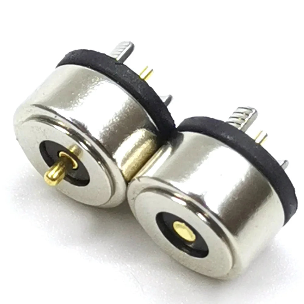 1Pair 2/3/4/5/6Pin waterproof high current magnet suction spring pogo pin male female probe DC power charging magnetic connector