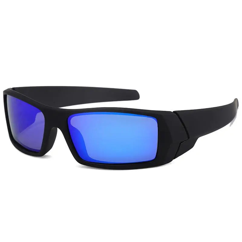 Polarized Sunglasses For Sports Sunglasses Trendy Retro Rectangular Wrap Around Vintage Uv380 Eye Protection Fishing Glasses