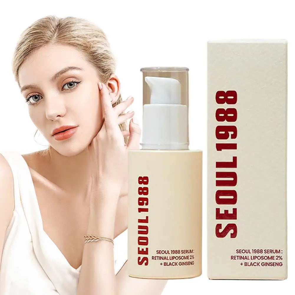 For SEOUL 1988 Retinol Face Care Serum Beauty Skin Care Kit Vitamin C Moisturizing Firming Anti Aging Wrinkle Skincare