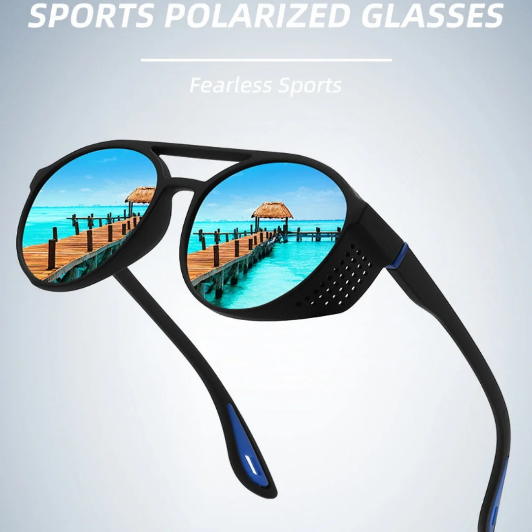 Polarized Sunglasses for Men Women Sun Glasses with Side Shields UV400 Protection Mirrored Lens Outdoor Sport Cycling Glasses