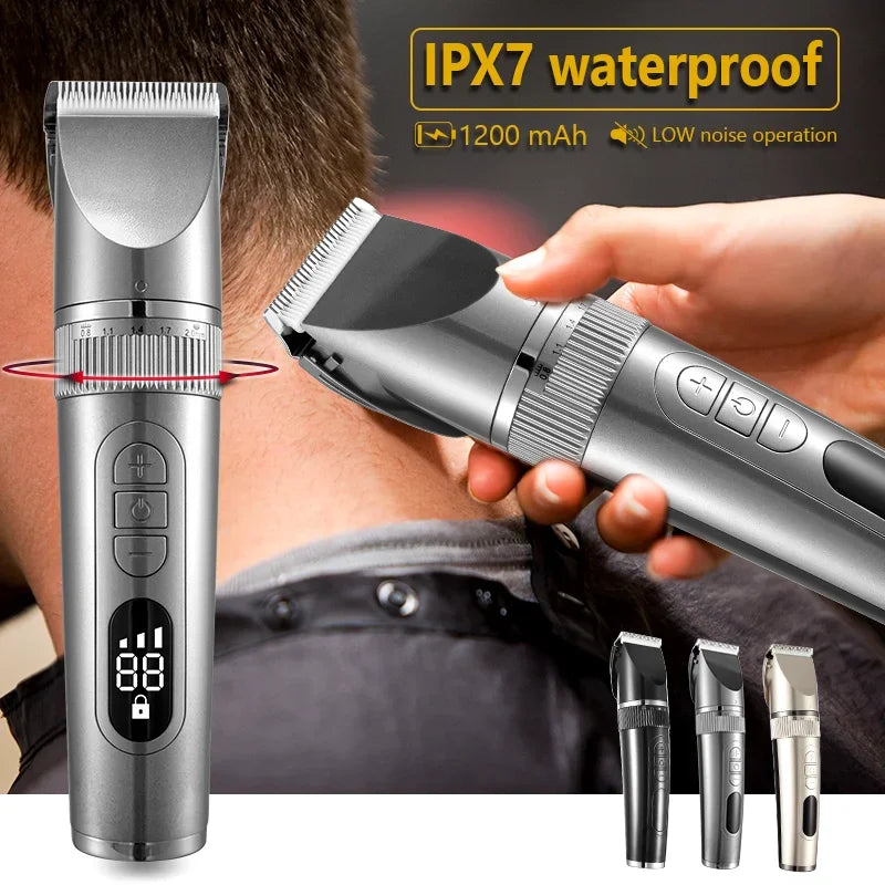 Hair Clipper Professional Hair Trimmer Barber Hair Cutting Machine Electric Shavers for Men Beard Shaving Razor Beard Trimmer