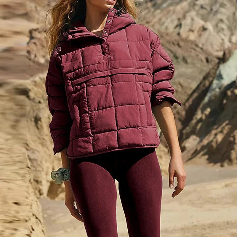 Winter Coat Women Casual Hoodies Jackets For Women Fashion Pocket Warm Long Sleeve Outerwear 2023