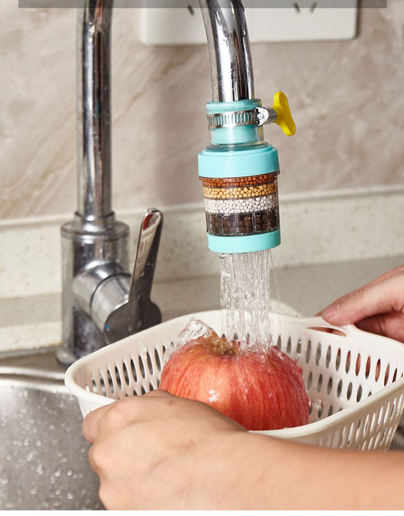 Faucet Filter Kitchen Household Water Purification Tool Six-layer Splash Proof Universal Shower Extension Filter