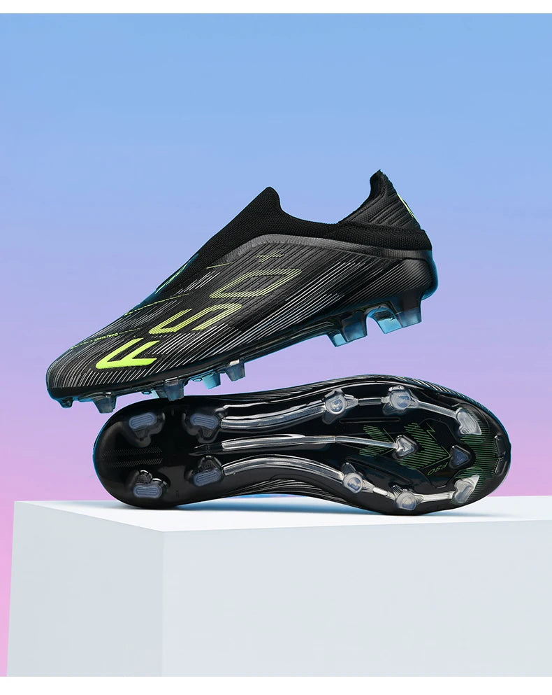 New Men's Football Boots Non Slip Comfortable Soccer Shoes Turf Ultralight Fg Grass Cleats Futsal Sport Indoor Adult Non-Slip