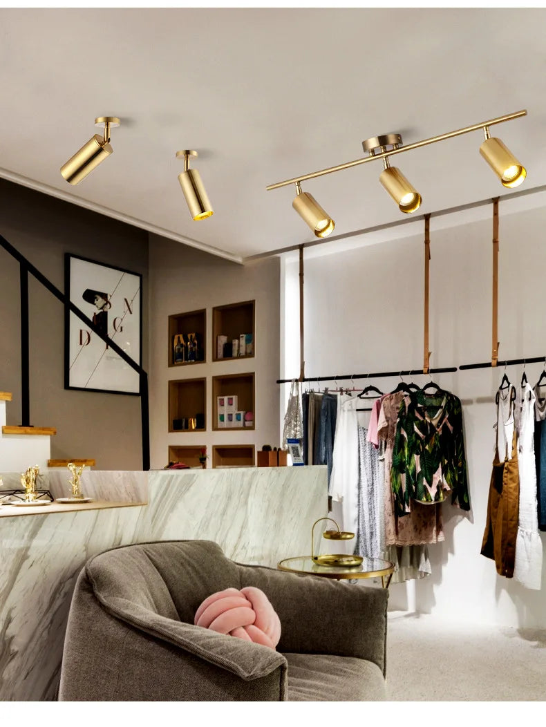 Modern Led Ceiling Light Long Spotlight Fixture Living Room Shop Restaurant Kitchen Dining Room Lighting Home Decor Chandeliers