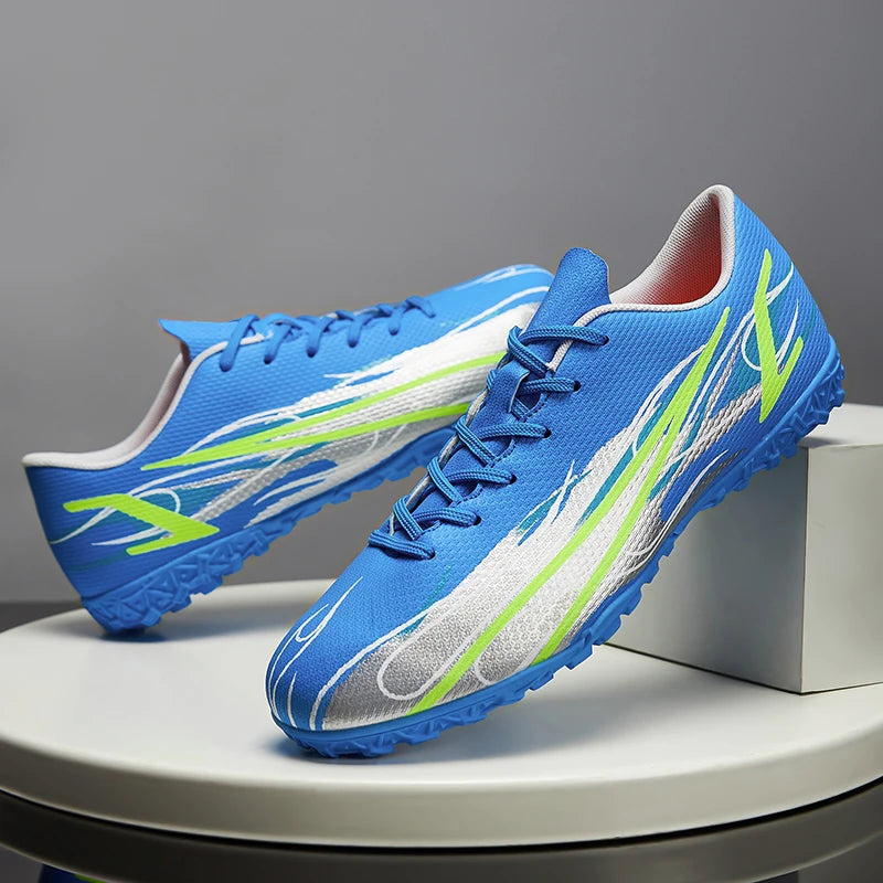 Large Size 46 47 Football Shoes for Men Training Sports Matches Artificial Grass TF Spike Cross-Border Shoe Male Footwear