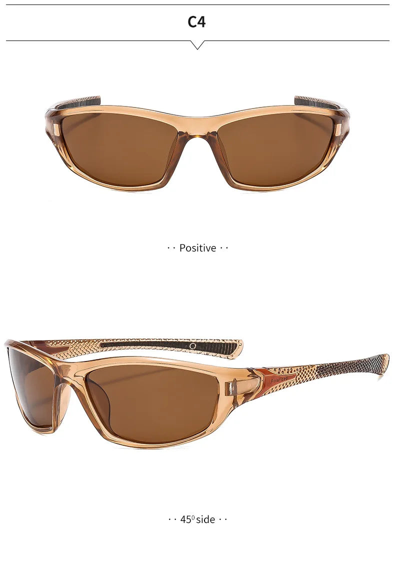 Polarized Fishing Sunglasses 2025 Men Women Sun Glasses Fishing Camping Driving Eyewear Outdoor Sports Goggles UV400 Sunglasses