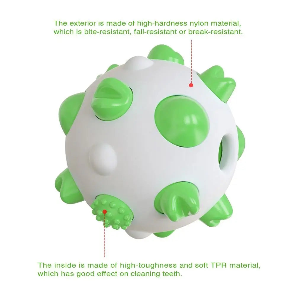 Pet Supplies Bite Resistant Pet Toy Ball TPR Wear Resistant Dog Chew Toy Non-slip Pet Teeth Cleaning Ball for Dogs Puppy Cats