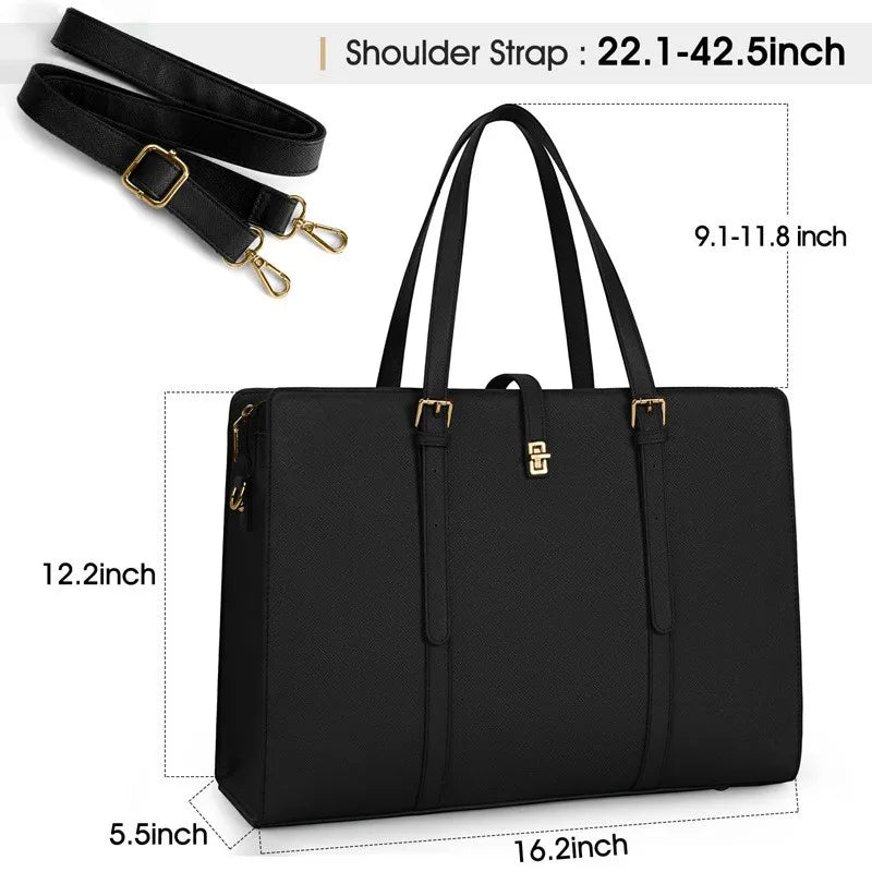 Ladies' handbag, large-capacity multi-functional crossbody bag, PU leather,  and durable, commuting single-shoulder c