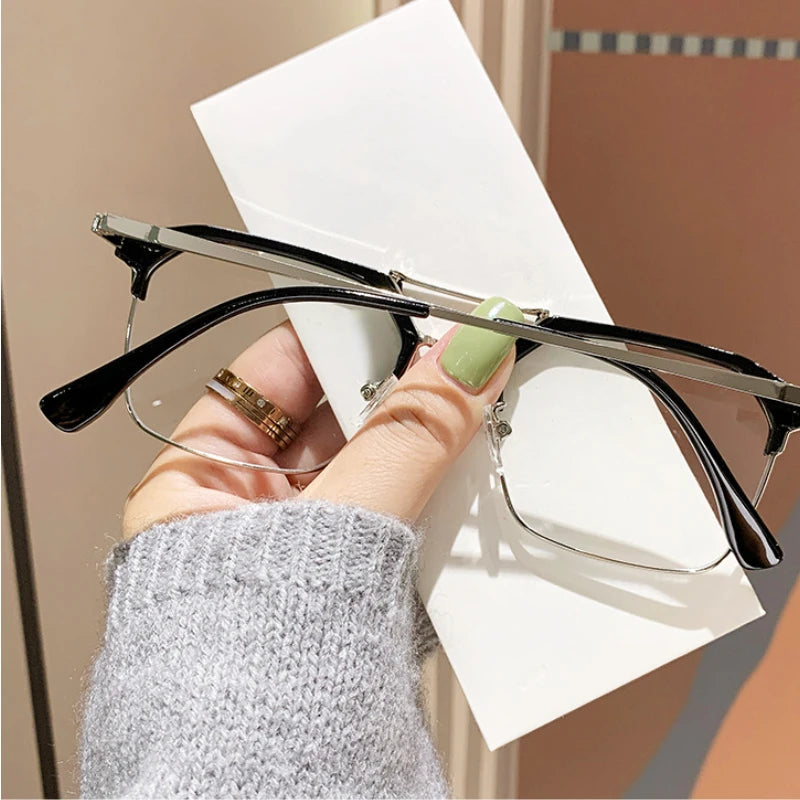 Men's Reading Glasses  0+1.0+1.5+2.0+2.5+3.0+3.5 +4.0 Presbyopia Glasses Retro Anti Fatigue Protective Goggles