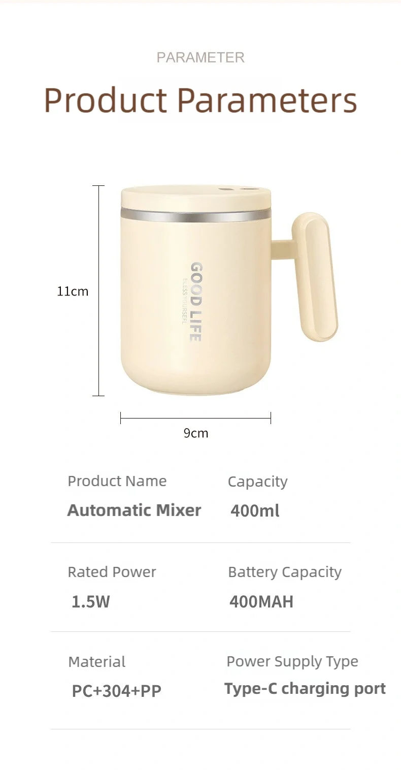 New mini Electric Blender Portable Protein Powder Shake Shaker Blender, Electric Coffee Mug for Travel, Home and Kitchen Tools