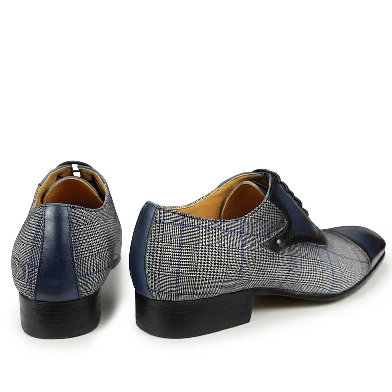 High Quality Genuine Leather Shoes None Woven Elegant Stylish Designer Shoes for Mens Lace-up New British Casual Leather Shoes