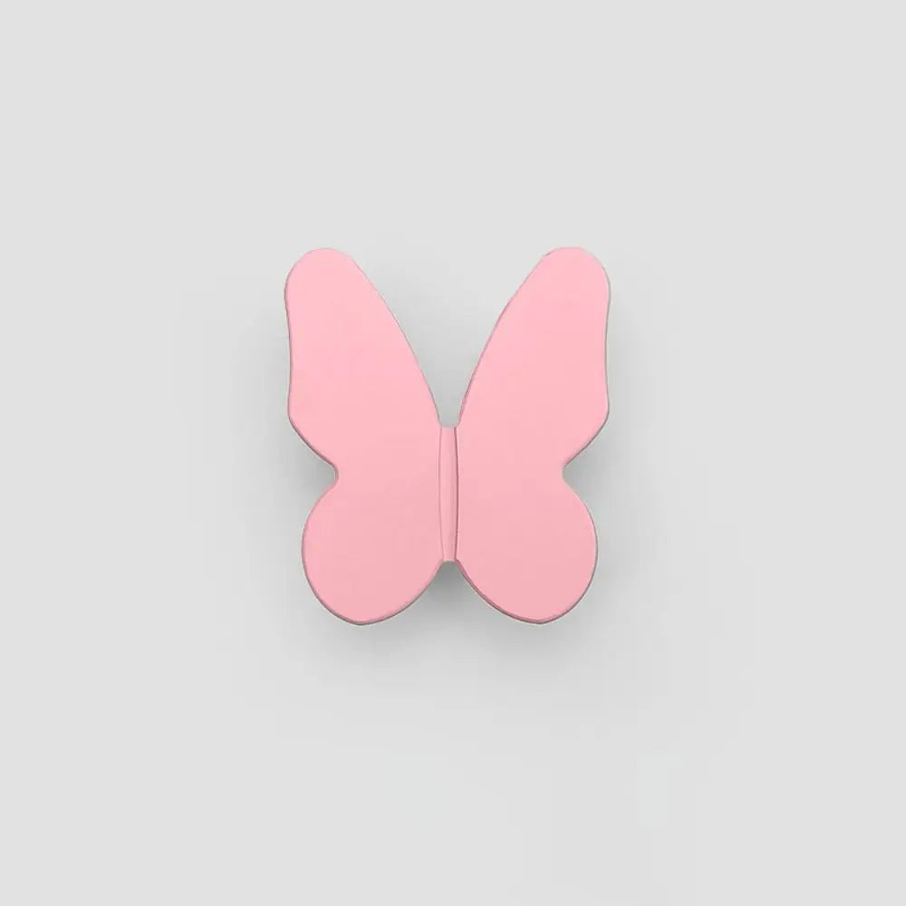 Furniture Hardware Butterfly Shape Door Pulls Wardrobe Pulls Single Hole Drawer Knobs Cabinet Drawer Zinc Alloy